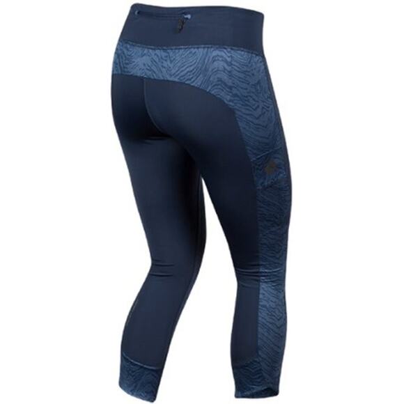 Pearl Izumi For Women Studio Navy Phyllite 3 Quarter Leggings Size XL - Picture 2 of 9